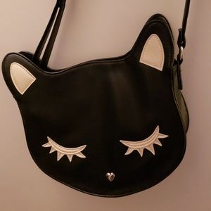 Black cat crossbody purse (torrid)